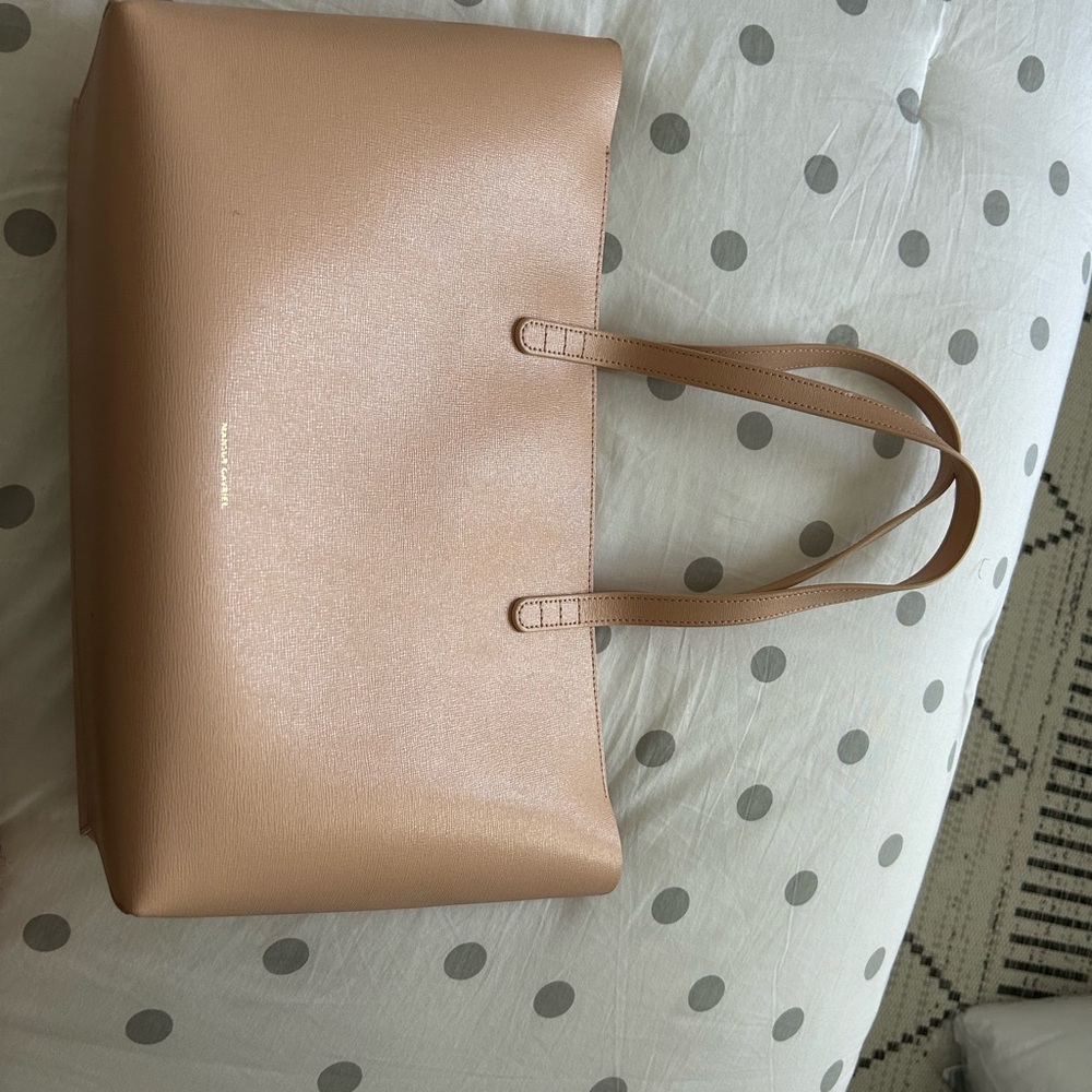 Mansur Gavriel Blush Leather Tote